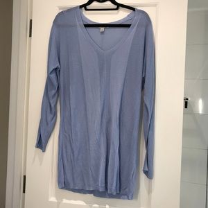 Halogen Baby Blue Tunic Sweater
